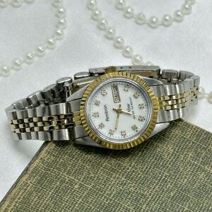 Two-Tone Armitron Tank Watch